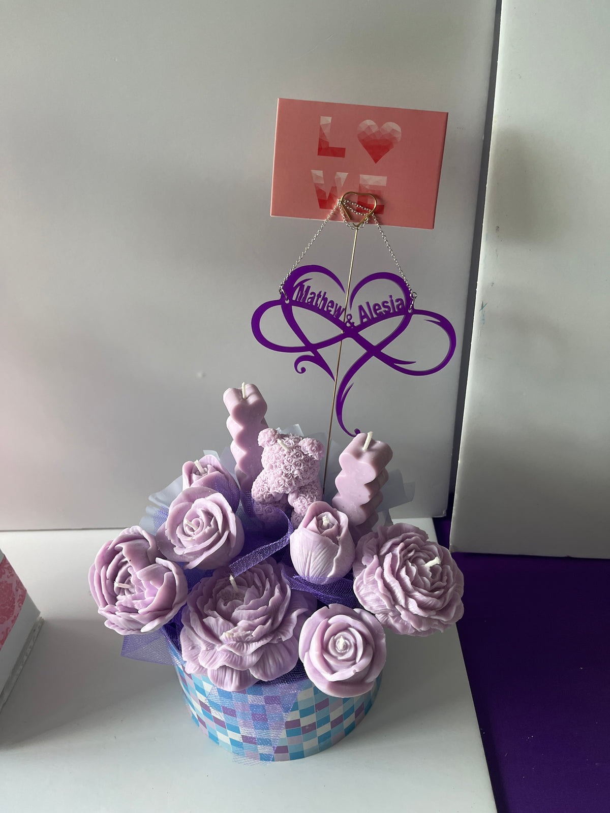 soy flower candles