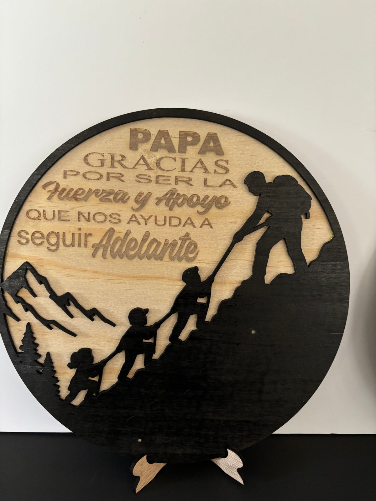 Personalized Dad Appreciation Wood Sign | Foundation & Strength Collection | Father's Day Gift