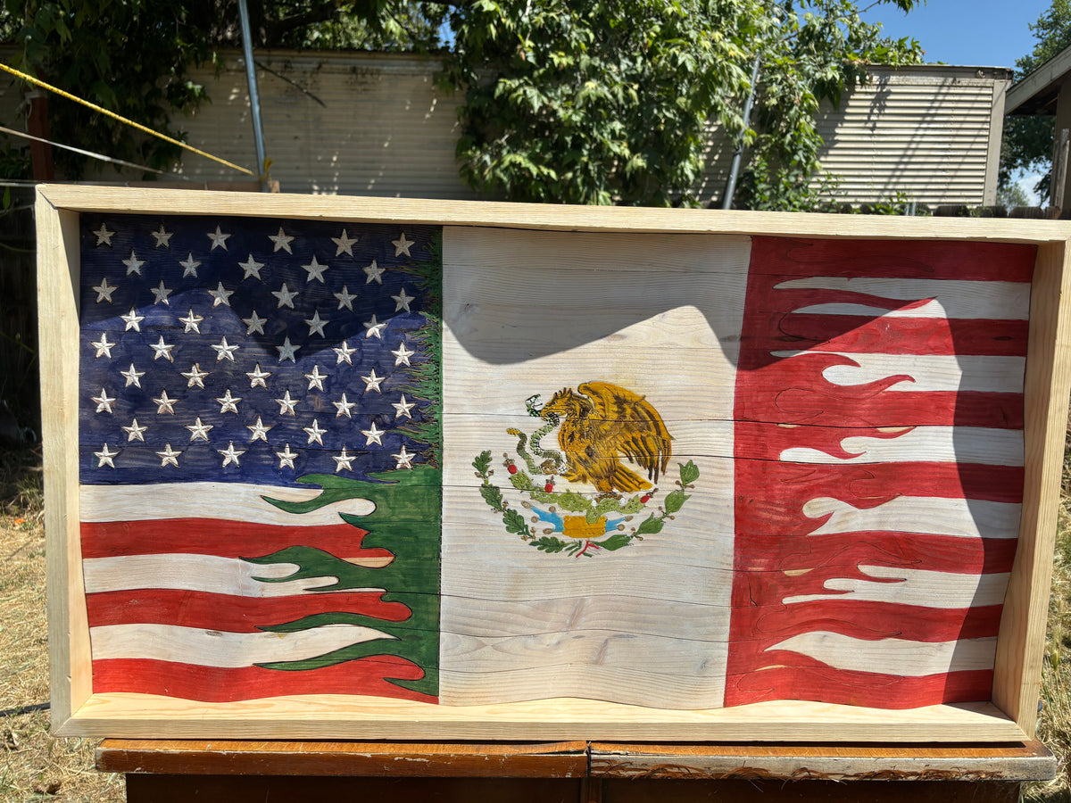 2x4 Wavy Flags