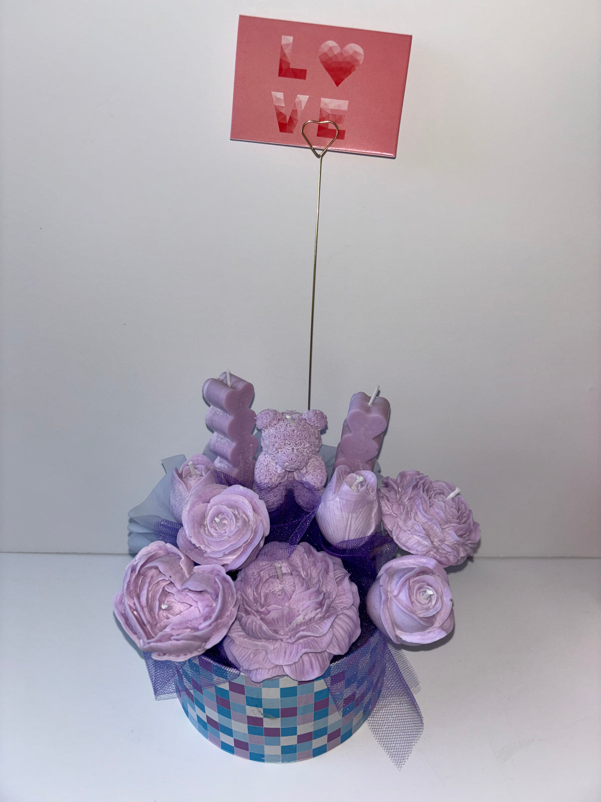 soy flower candles