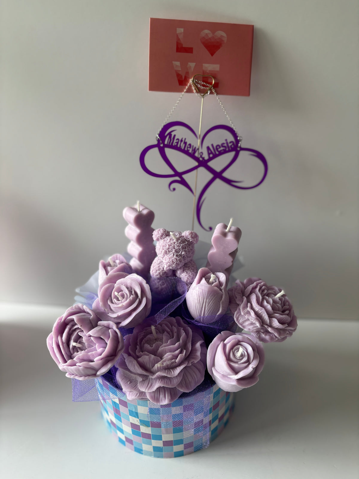 soy flower candles
