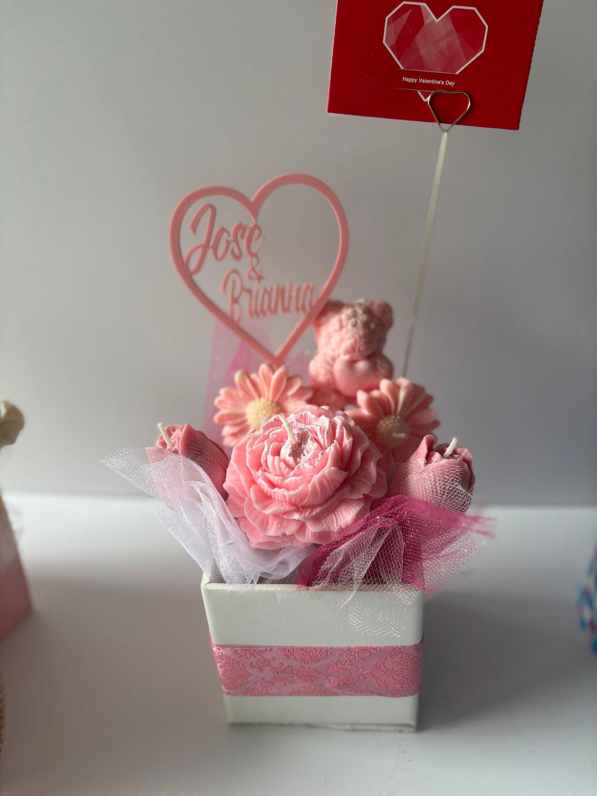 soy flower candles