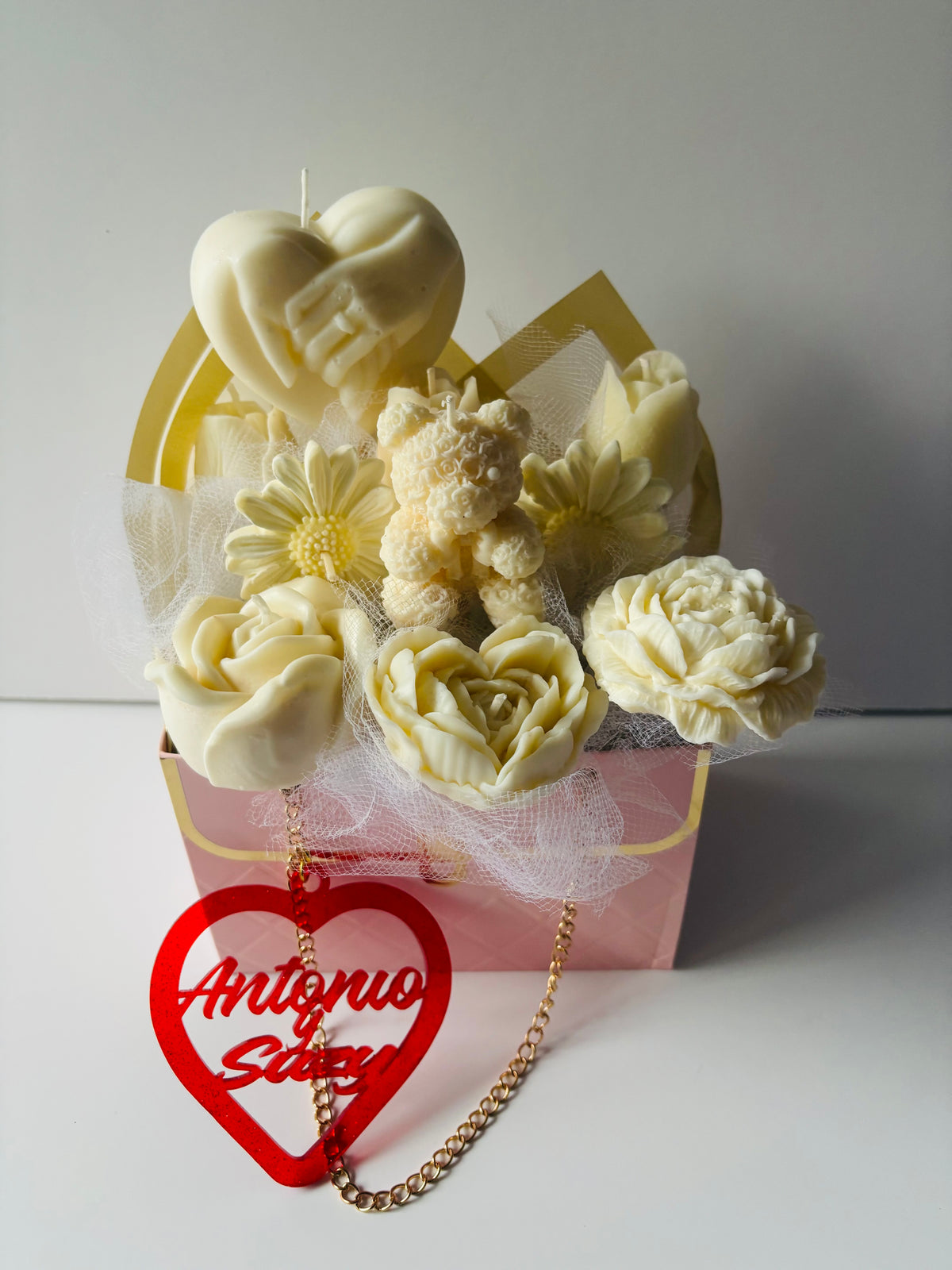 soy flower candles