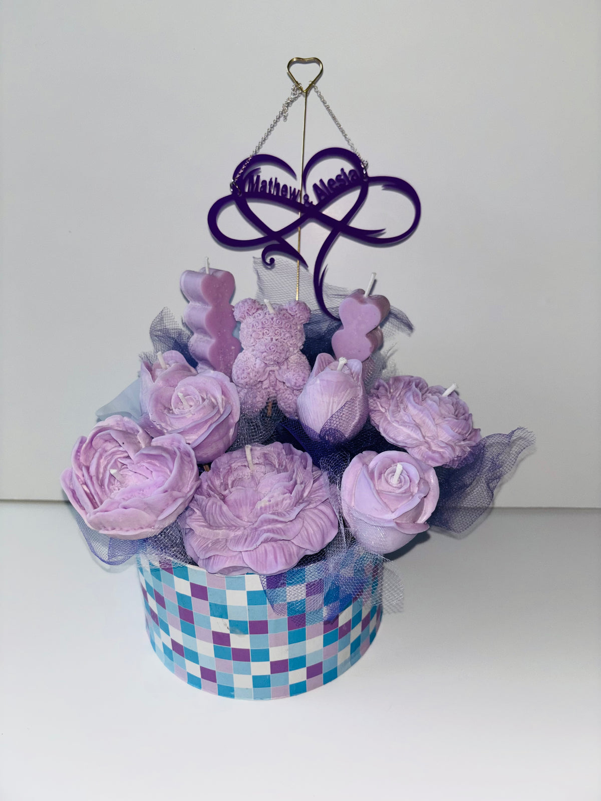 soy flower candles