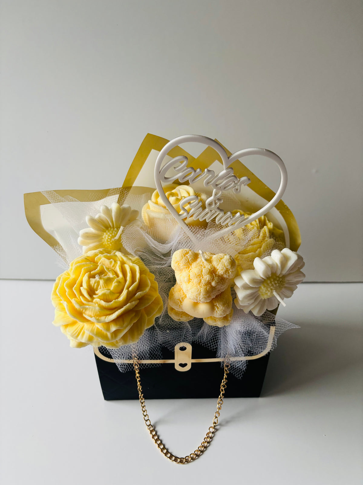 soy flower candles