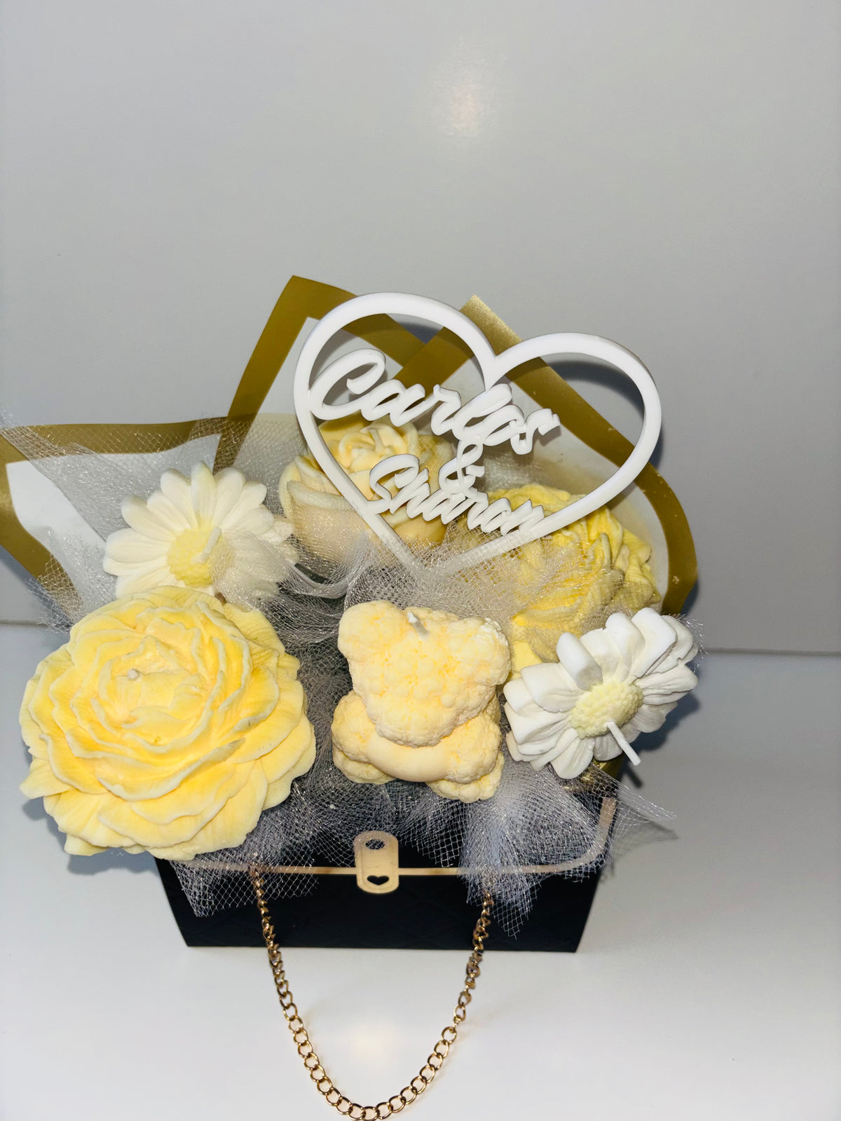 soy flower candles
